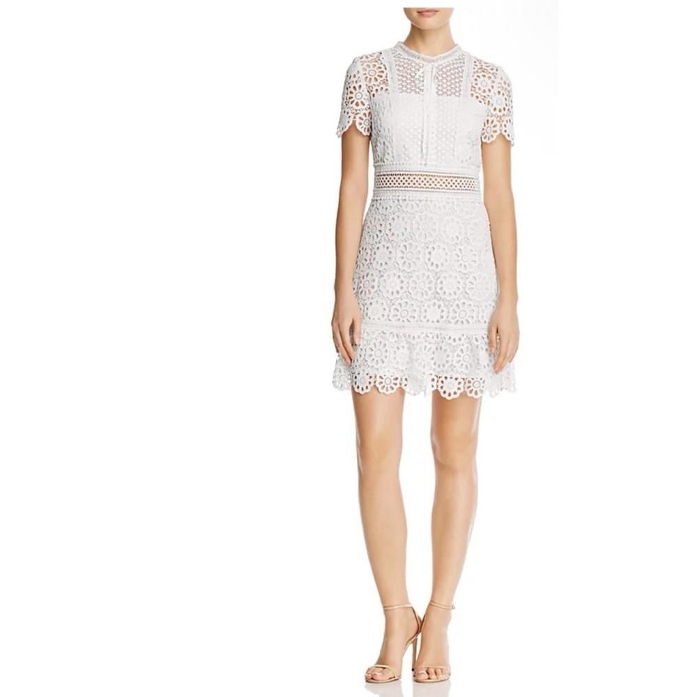 Aqua Lace Dress